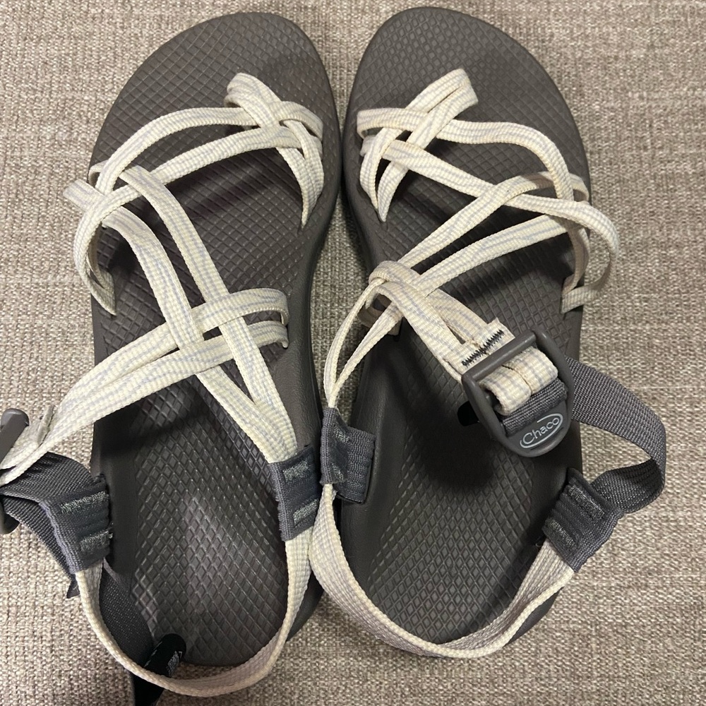 Chaco Gray Performance Sandals With Adjustable St… - image 1